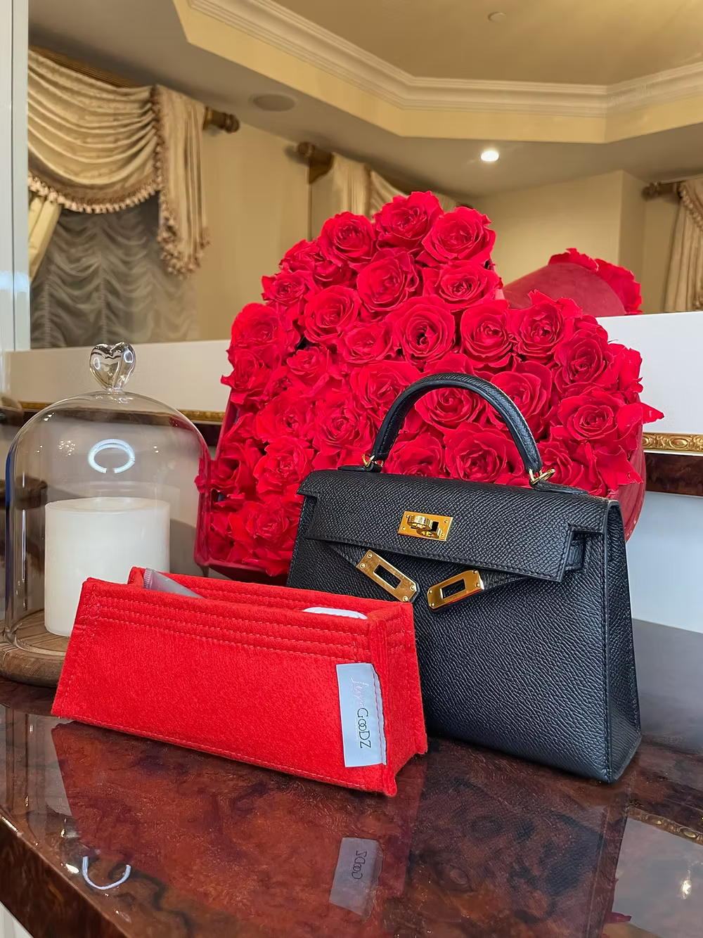 Hermès Kelly Mini 20 Bag Organizer – Luxury Bag Organizers By Luxe