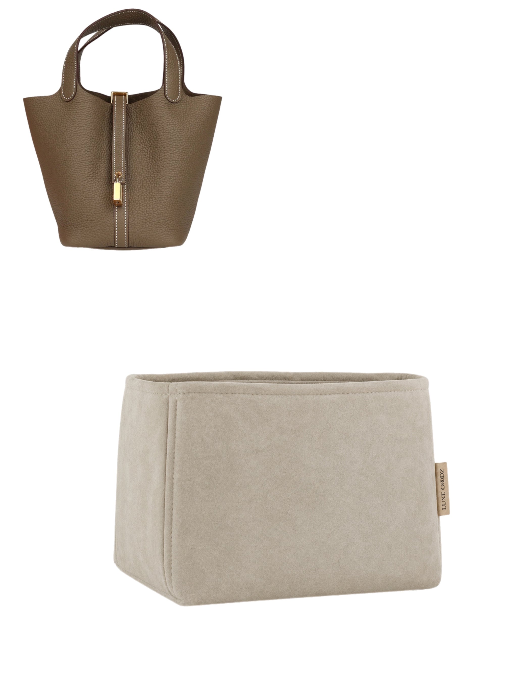 Alcantara® Bag Organizer for Hermés Picotin